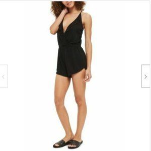 Topshop Jersey Wrap Cover-Up Romper
